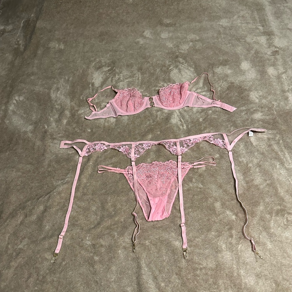 Sugar Thrillz Blush Lace Detail